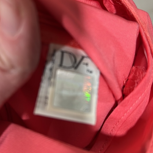 Diane Von Frostenberg beautiful coral dress - Picture 5 of 6